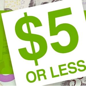 $5 OR LESS SALE!!!!!